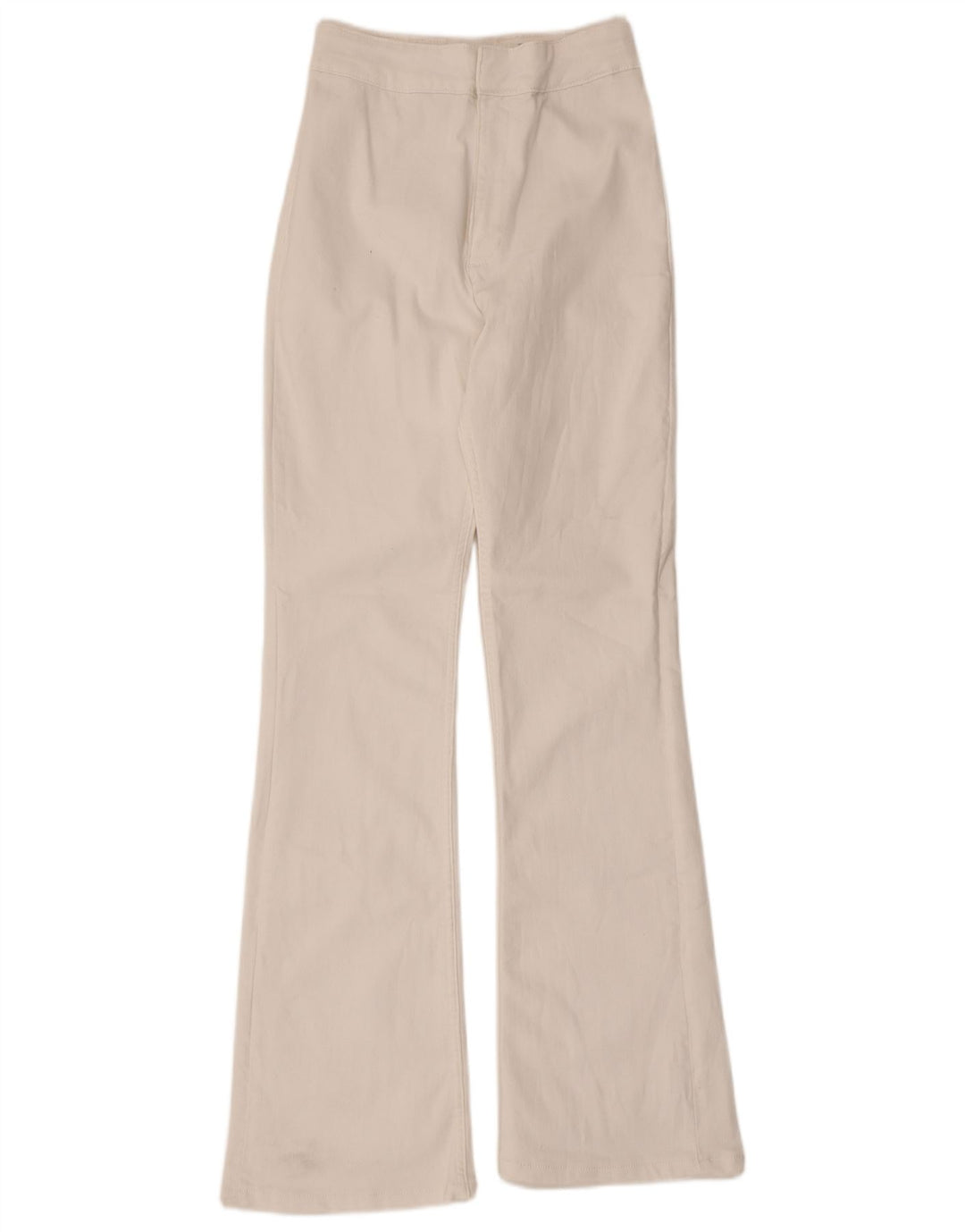 Zara Damen Schlagjeans EU 40 Mittel W30 L31 Weiß