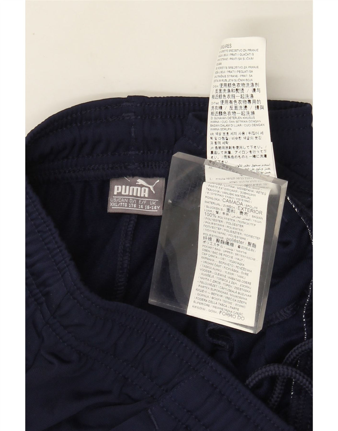 Puma Trainingshose für Jungen, 15–16 Jahre, marineblaues Polyester