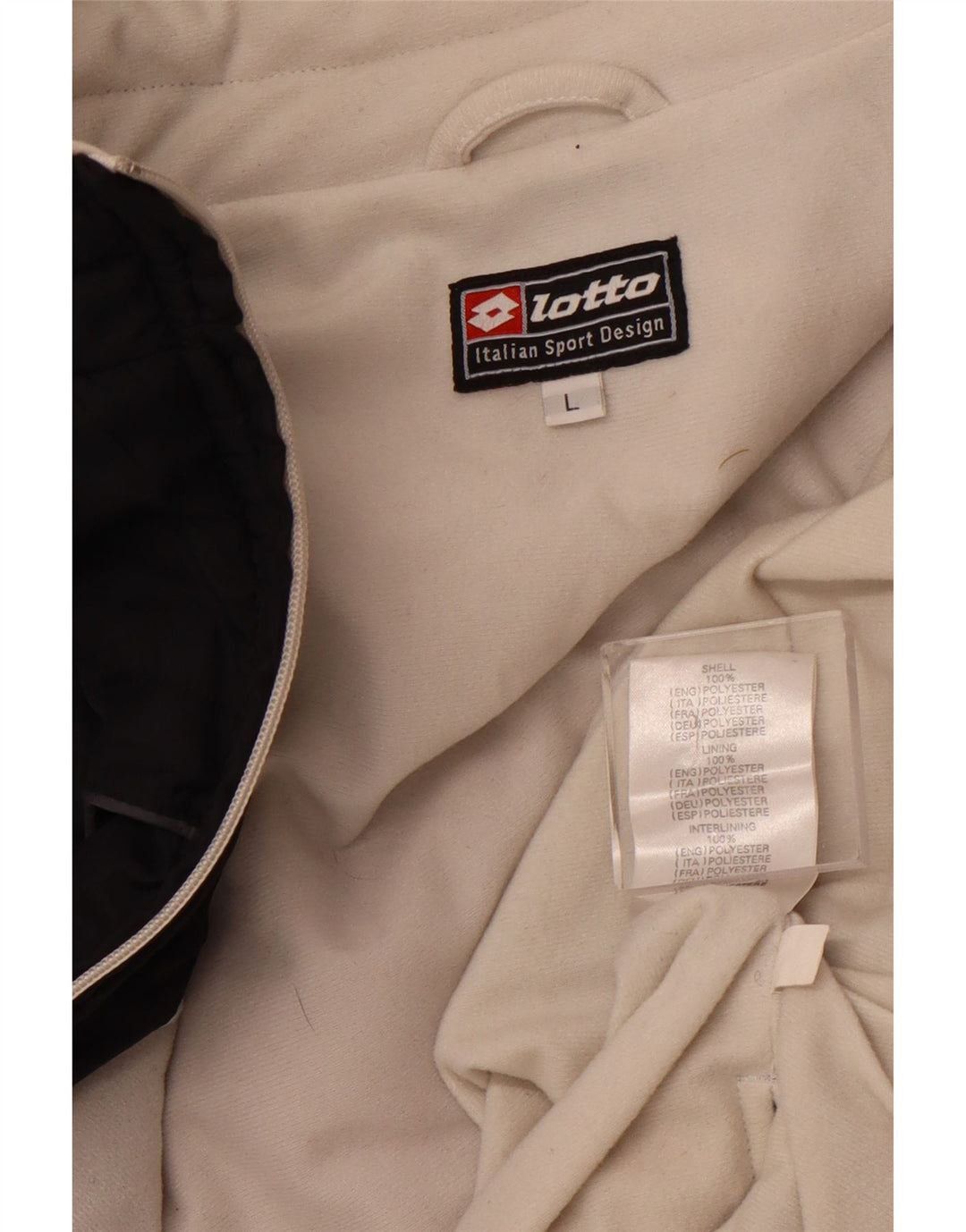 LOTTO Herren Wattierte Weste UK 40 Large Schwarz Polyester