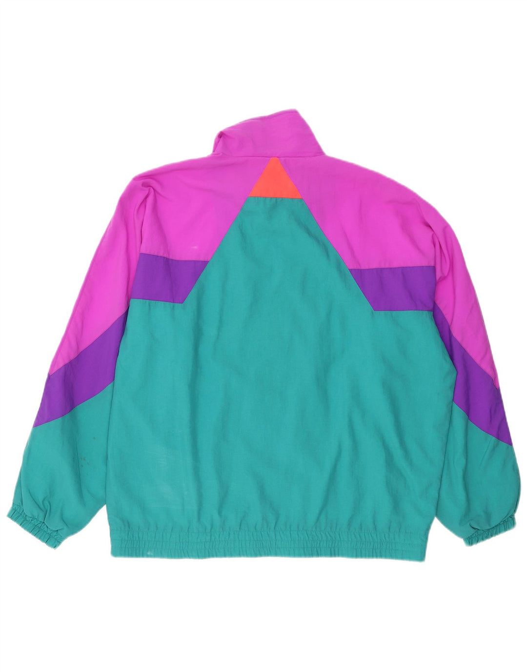 Fila Herren-Trainingsanzug, IT 54 XL, grünes Colourblock-Polyamid