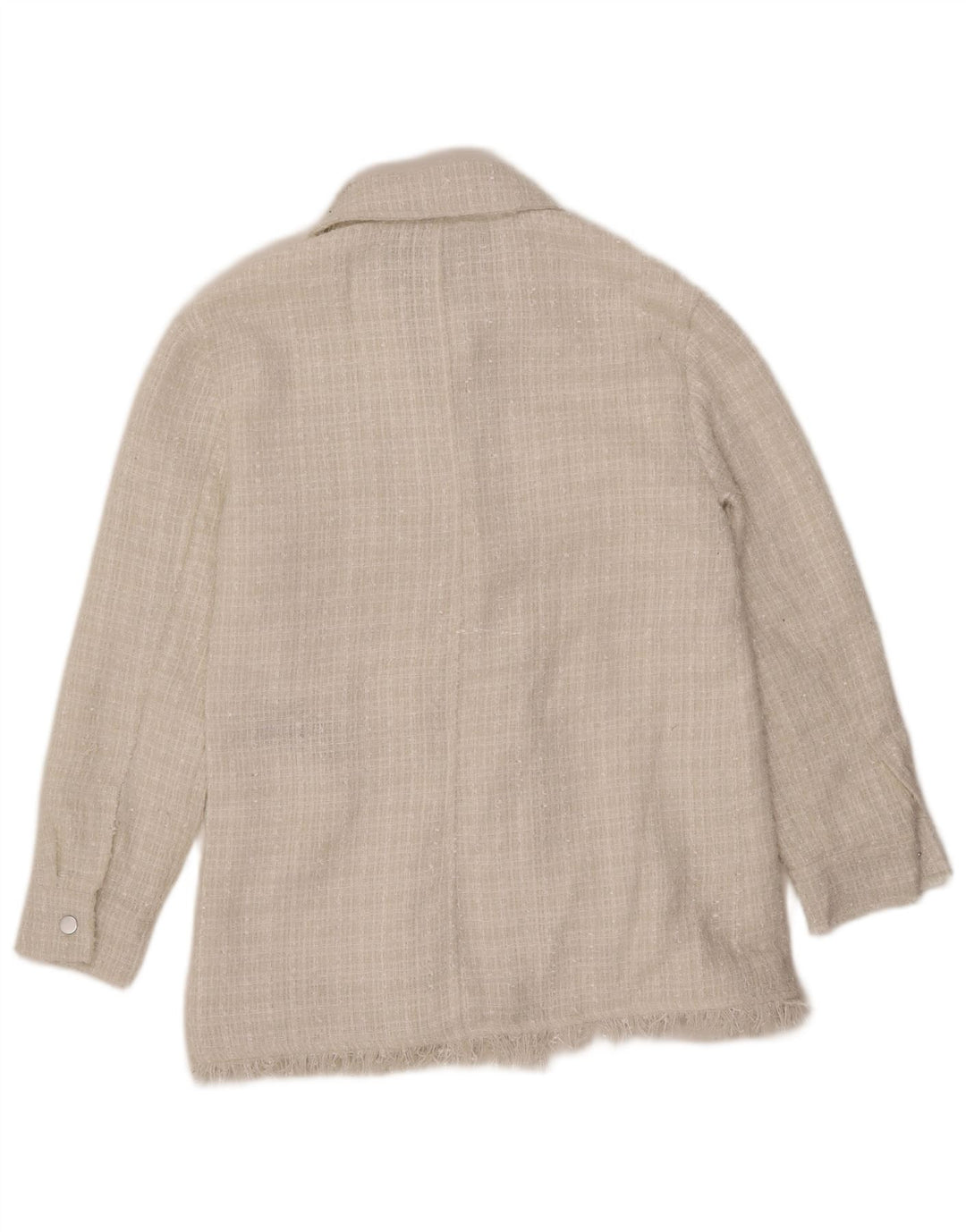 7 FOR ALL MANKIND Damen Bomberjacke UK 12 Mittelweißes Polyester