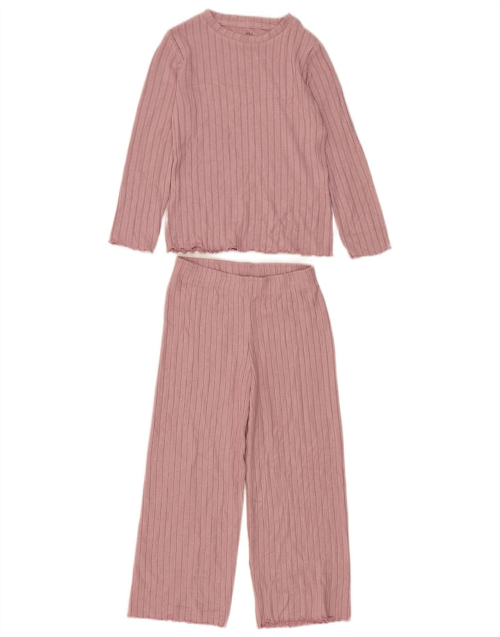 Marks & Spencer 2-teiliges Set für Mädchen, 5–6 Jahre, rosa Viskose