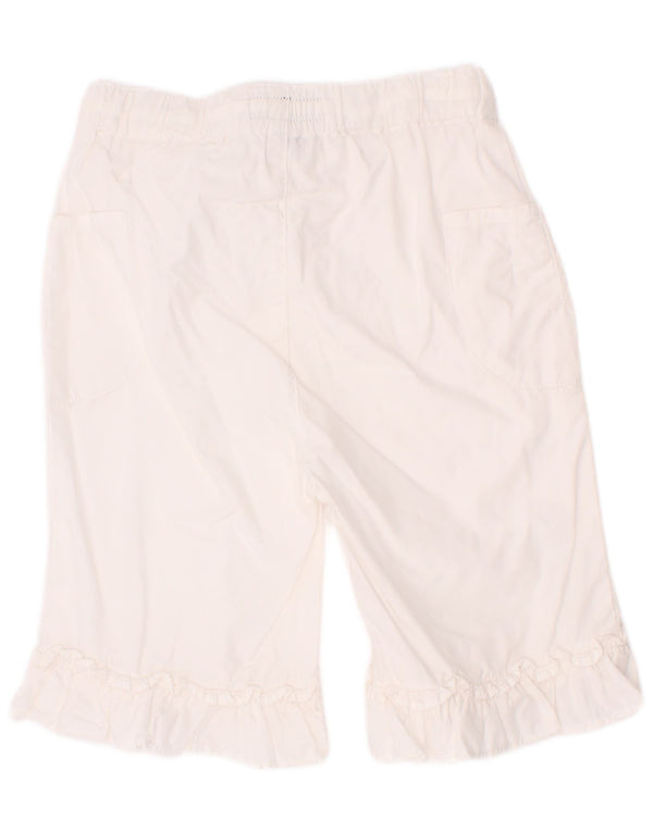 Gant Baby-Mädchen-Freizeithose mit weitem Bein, 18–24 Monate, W20, L8, weiße Baumwolle