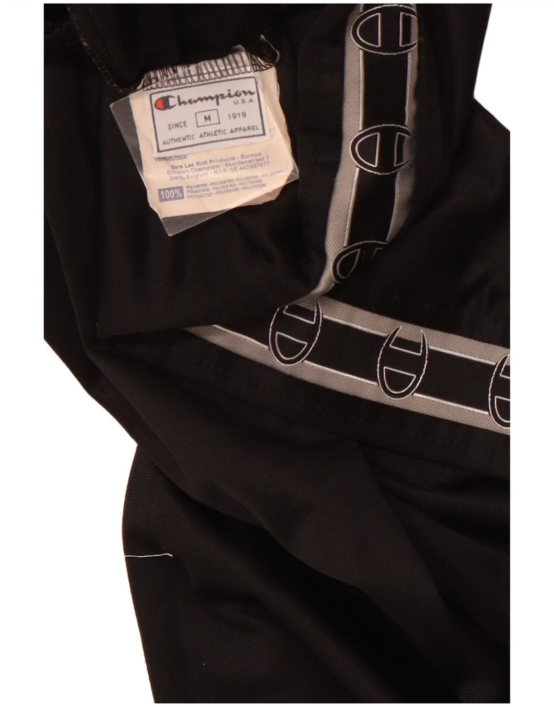 CHAMPION Damen-Trainingshose mit Grafik, UK 12, Mittelschwarz, Polyester