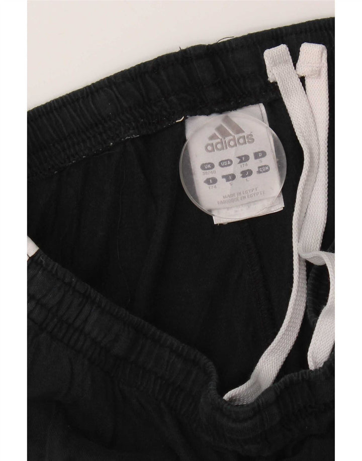 Adidas Herren-Trainingshose XL, schwarze Baumwolle, Comics