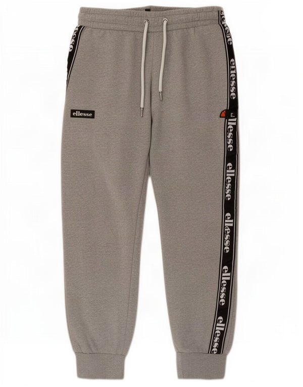 Ellesse Damen-Trainingshose, Jogginghose, Größe S, Grau, Farbblock