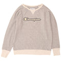 Champion Herren-Sweatshirt mit Grafik, groß, graues Farbblock-Polyester