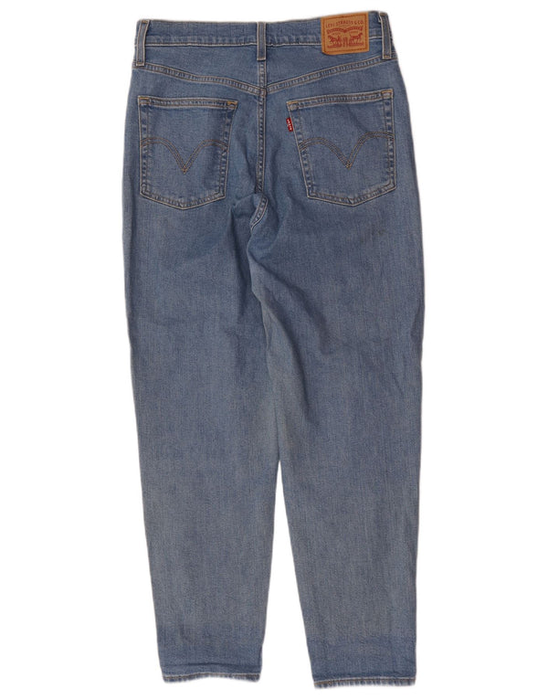 Levi's Damen Mom Jean High Waist Tapered Jeans W29 L27 Blaue Baumwolle