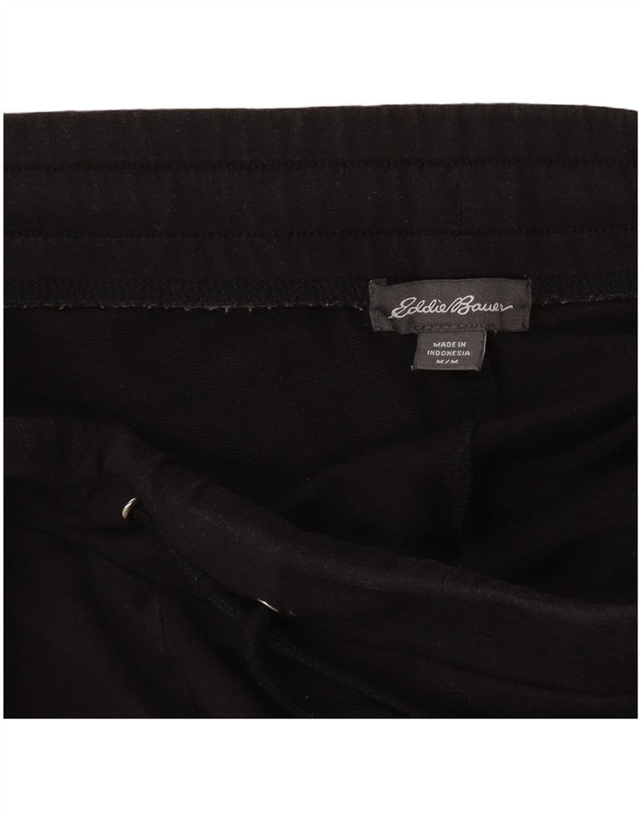 Eddie Bauer Damen Capri-Trainingshose UK 12 Medium Schwarz