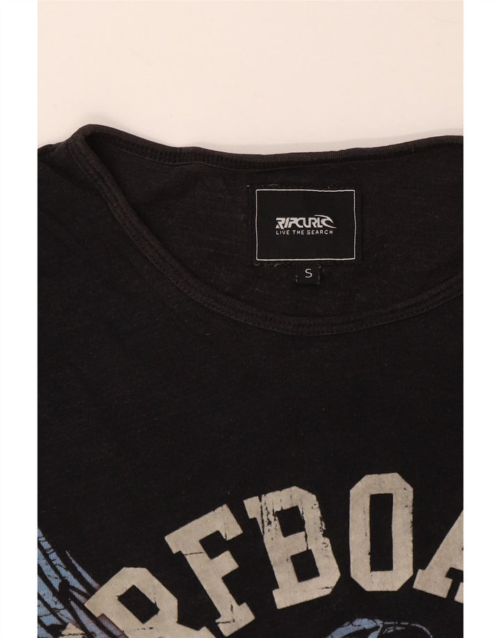 RIP CURL Herren-T-Shirt mit Grafik, Größe S, Schwarz