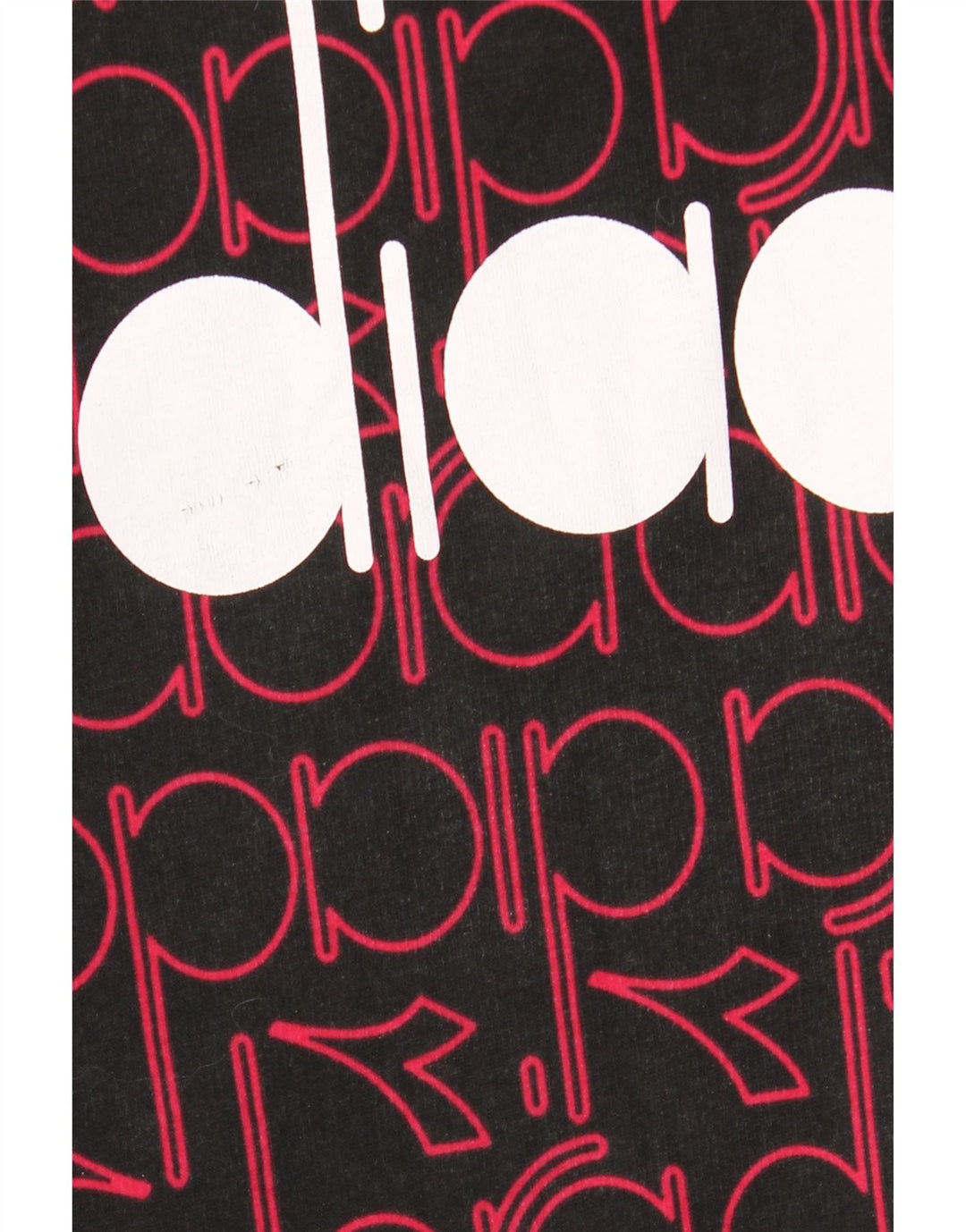 DIADORA Herren-Kapuzenpullover mit Grafik, mittelschwarz, Baumwolle