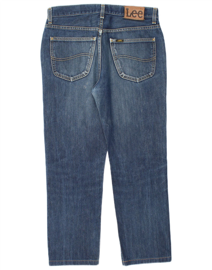 LEE Herren Chicago Straight Jeans W32 L26 Blaue Baumwolle