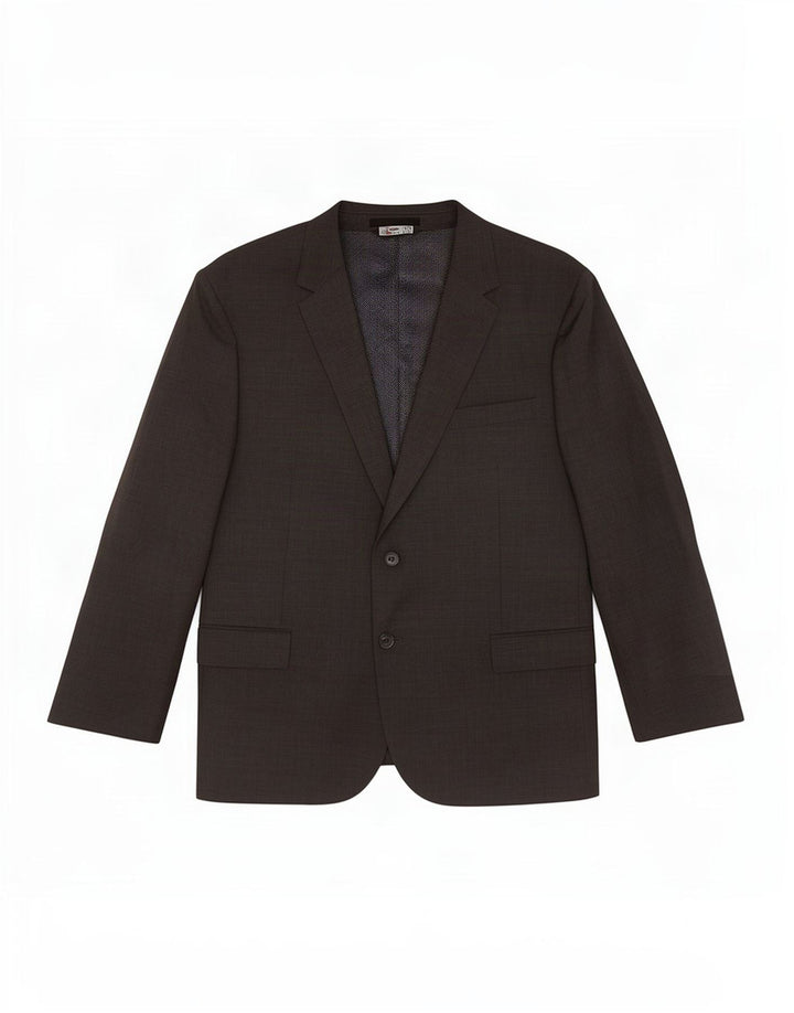 Marks & Spencer Herren-Blazer mit 2 Knöpfen, UK 46, XL, Schwarz, Polyester