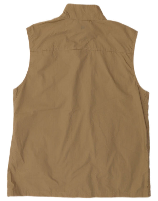 Mountain Warehouse Utility-Weste für Herren, UK 40, Größe L, Beige, Polyester