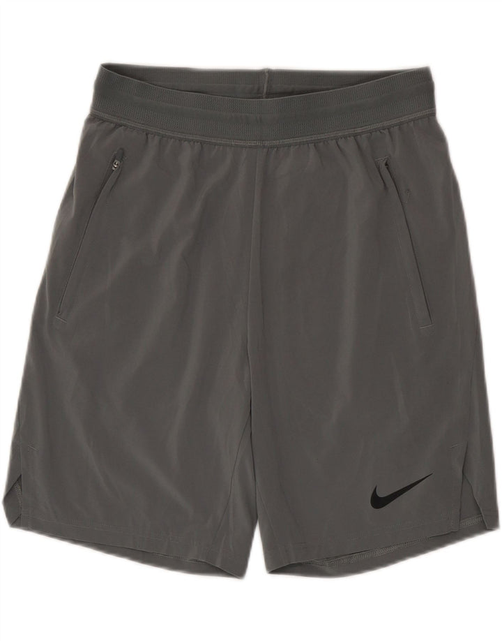 Nike Herren Dri Fit Sportshorts, Größe S, Grau, Polyester