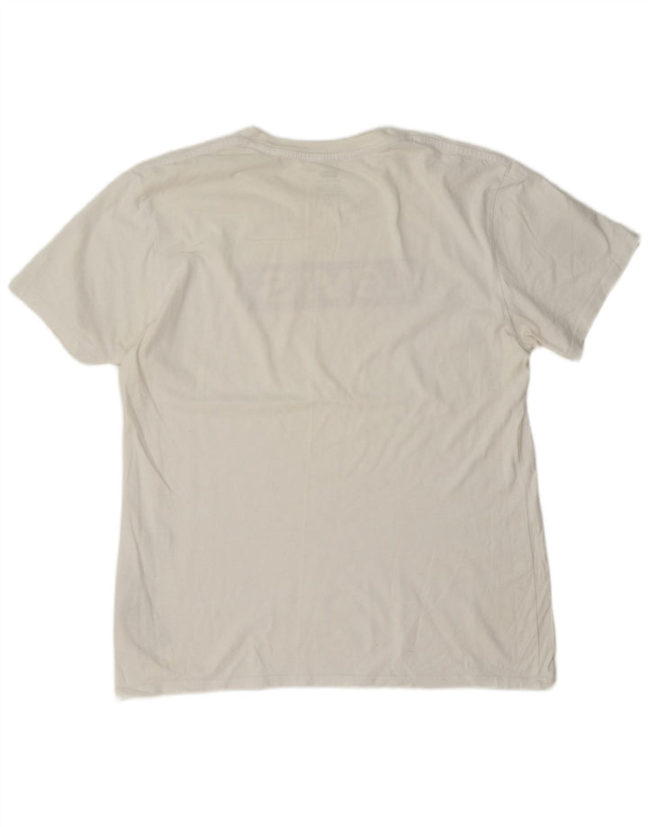 Levi's Herren-T-Shirt mit Grafik, mittelweiße Baumwolle