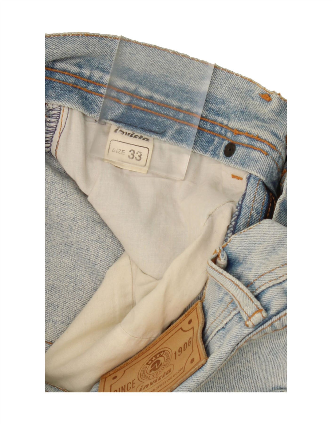 INVICTA Mens Straight Jeans W33 L33 Blue Vintage Invicta and Second-Hand Invicta from Messina Hembry 