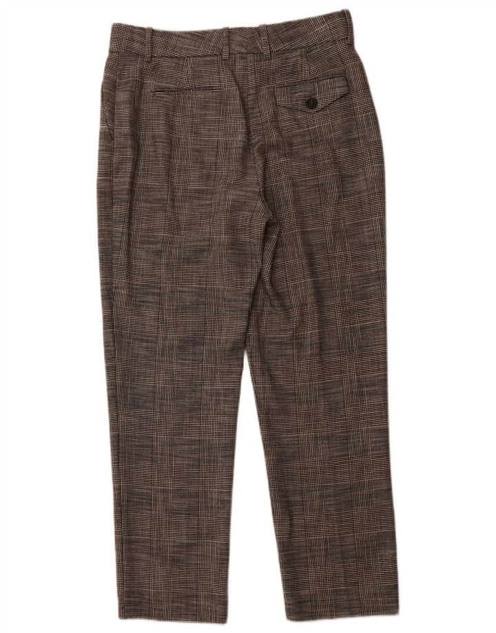 REISS Damen-Anzughose mit hoher Taille, UK 12, M, W32, L28, Grau