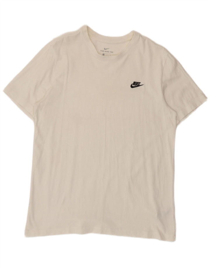 Nike Herren T-Shirt Top Große weiße Baumwolle