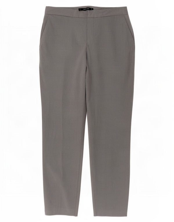 Zara Slim Chino-Hose für Damen, EU 36, Größe S, W26, L27, Grau, Polyester