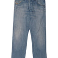 Diesel Herren Straight Jeans W31 L28 Blaue Baumwolle