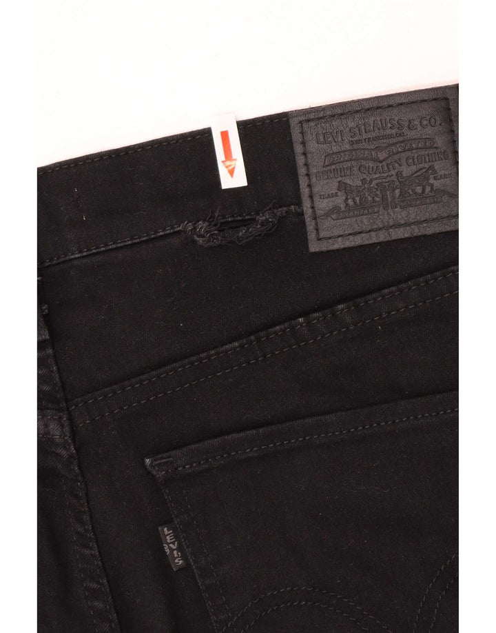 Levi's Damen Jegging-Jeans W32 L32 schwarze Baumwolle
