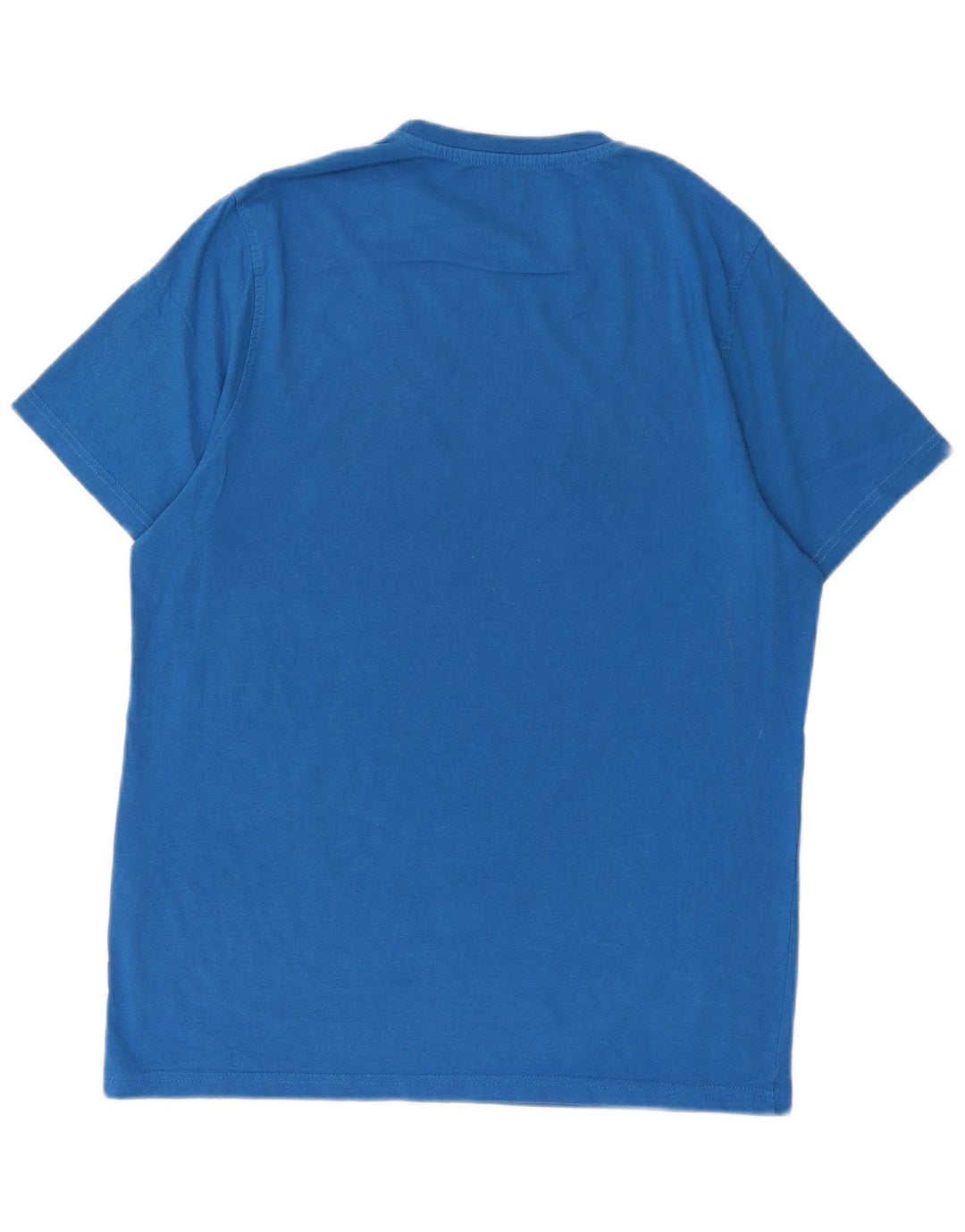 Mountain Warehouse Herren-T-Shirt mit normaler Grafik, mittelblaue Baumwolle
