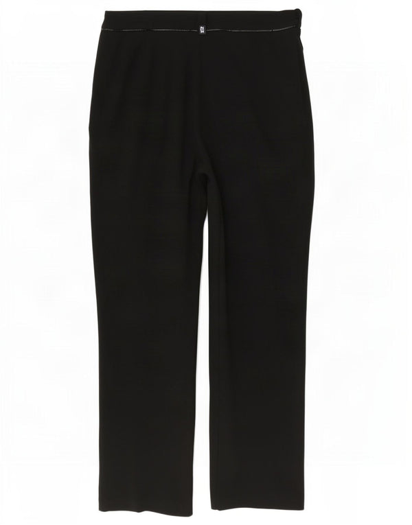 Marks & Spencer Damen Gerade Freizeithose UK 14 Large W32 L32 Schwarz