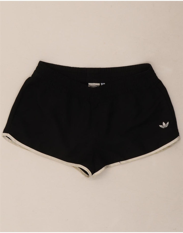 Adidas Damen Sportshorts IT 42 Medium Schwarz Polyester
