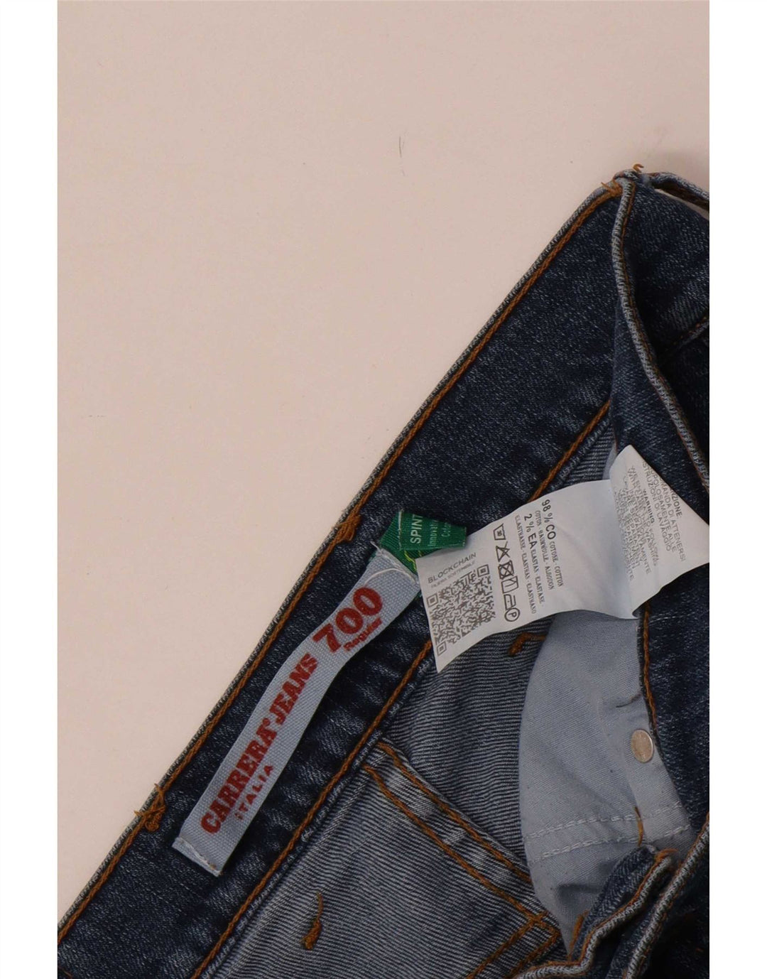 Carrera Herren 700 Distressed Slim Jeans W33 L34 Blaue Baumwolle
