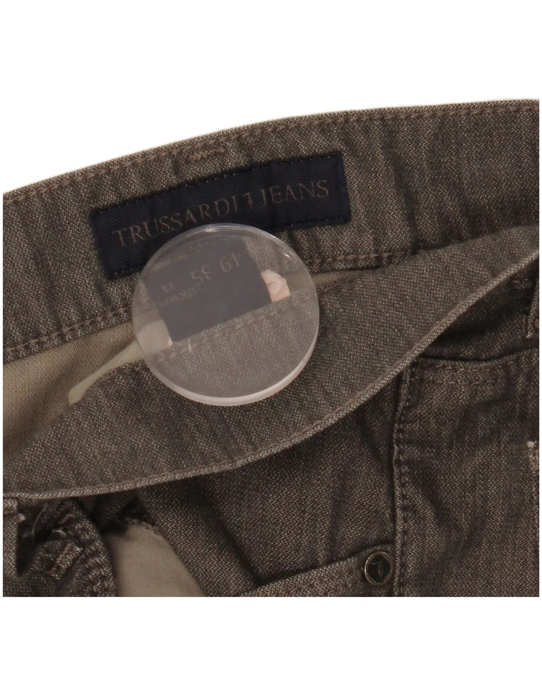 Trussardi Herren-Freizeithose, gerade, W33, L31, Grau