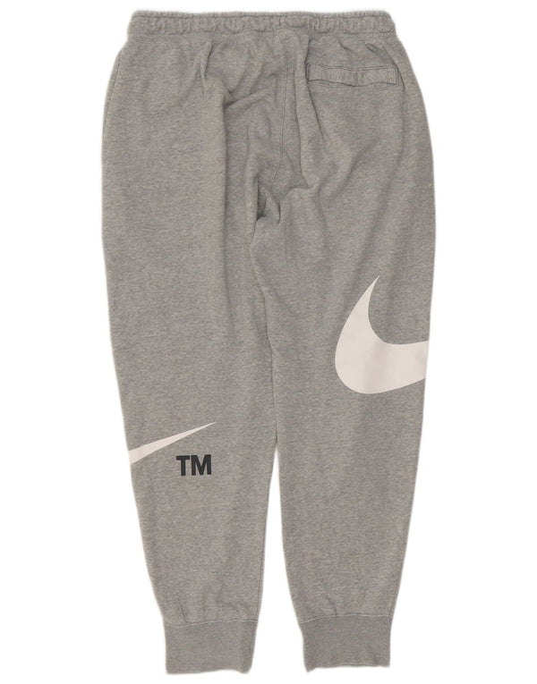 Nike Herren-Trainingshose mit Swoosh-Grafik und Jogginghose, XL, grau gefleckte Baumwolle