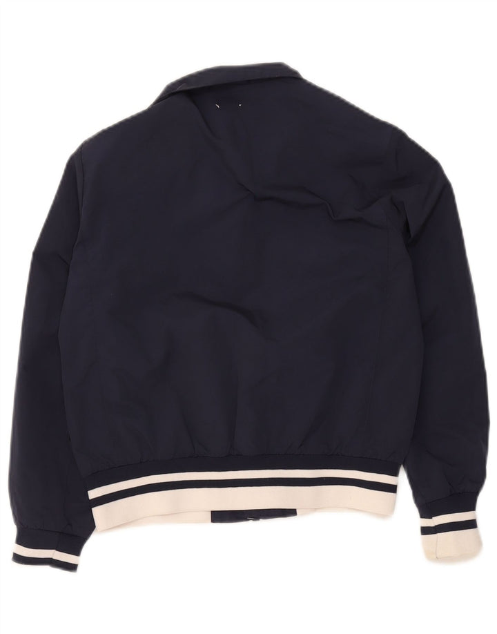 Bikkembergs Bomberjacke für Jungen, 9–10 Jahre, marineblaues Farbblock-Polyester