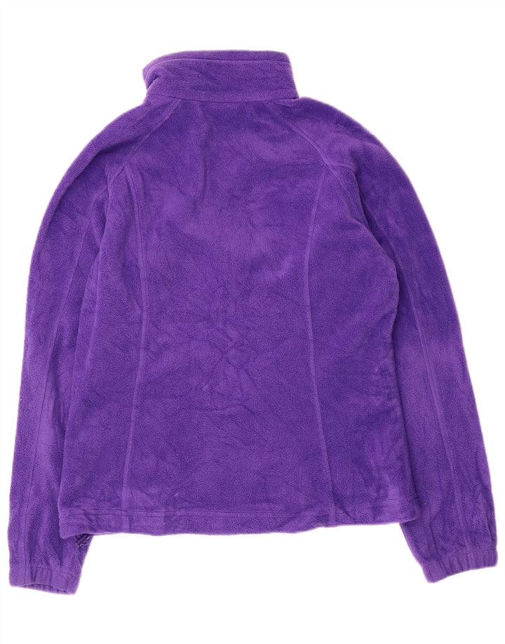 Columbia Damen Fleecejacke UK 14 Medium Purple Polyester