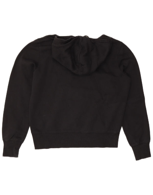 Nike Herren-Hoodie-Pullover aus mittelschwarzer Baumwolle