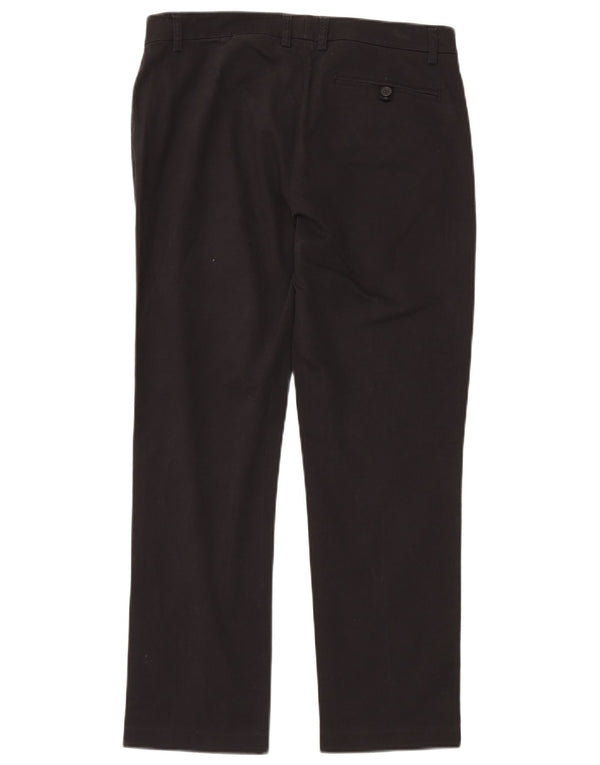 Marlboro Classics Damen-Anzughose mit gerader Passform, UK 14, Größe L, W30, L28, Schwarz