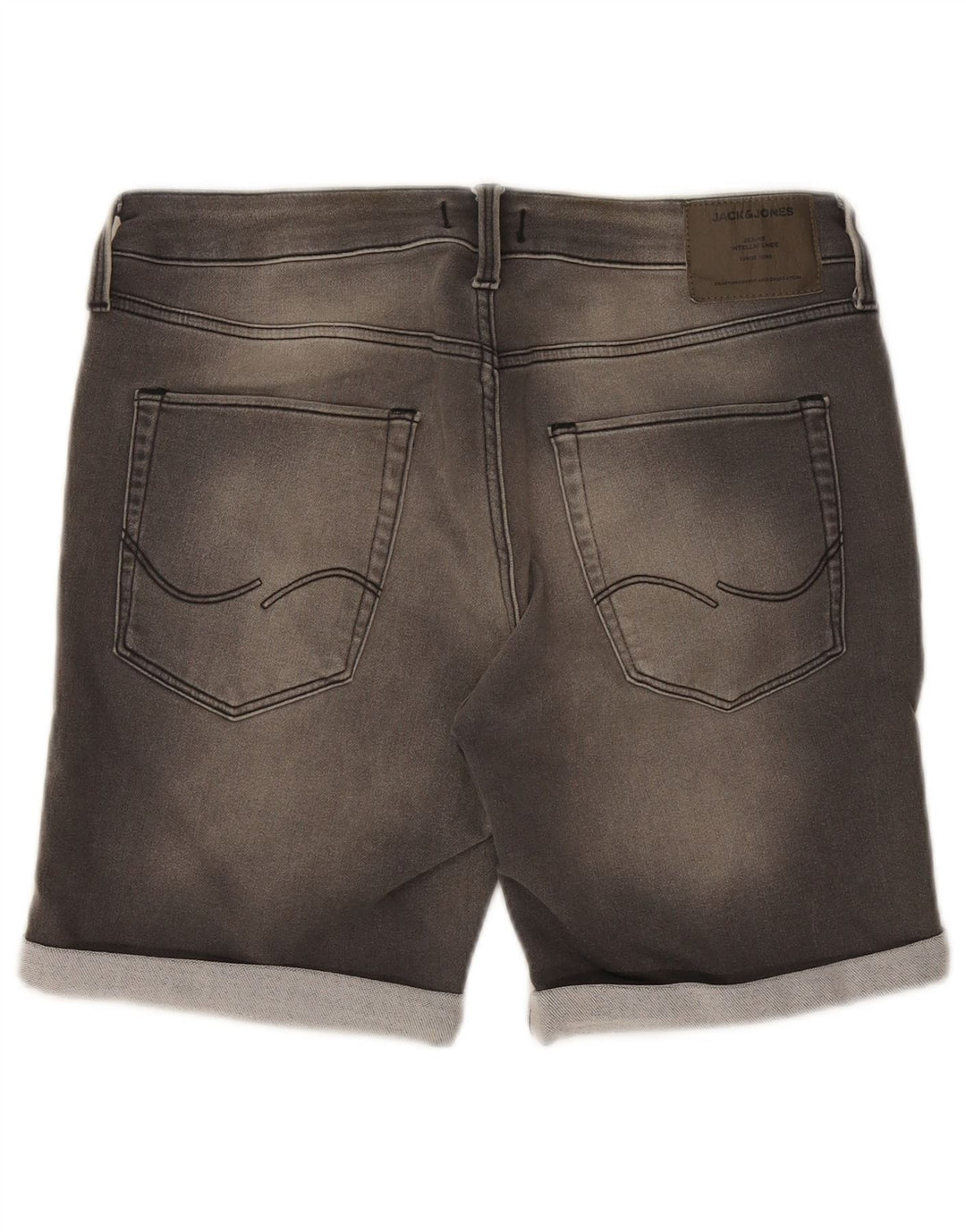Jack & Jones Herren Denim Shorts XL W38 Grau Baumwolle