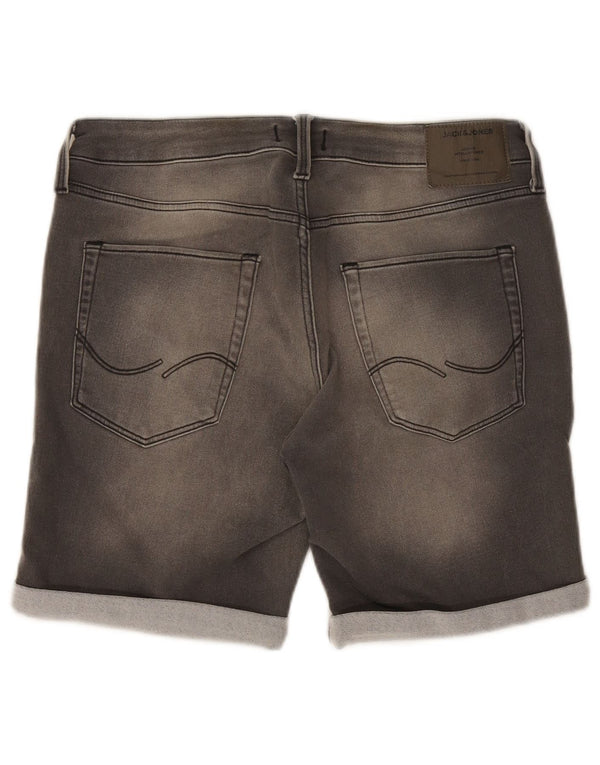 Jack & Jones Herren Denim Shorts XL W38 Grau Baumwolle