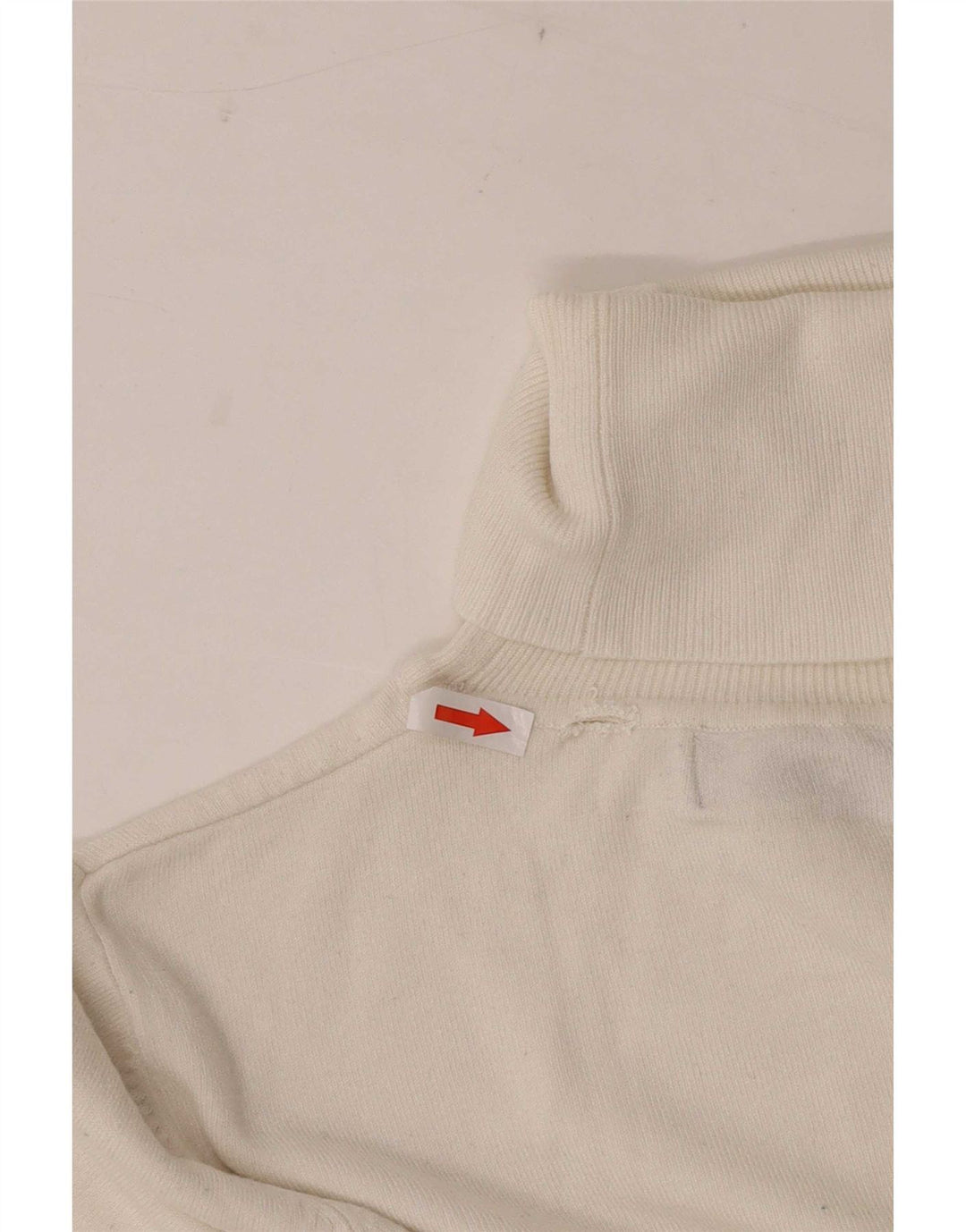 Rollkragenpullover für Damen von Zara, Gr. 12, Mittelweiß, Viskose