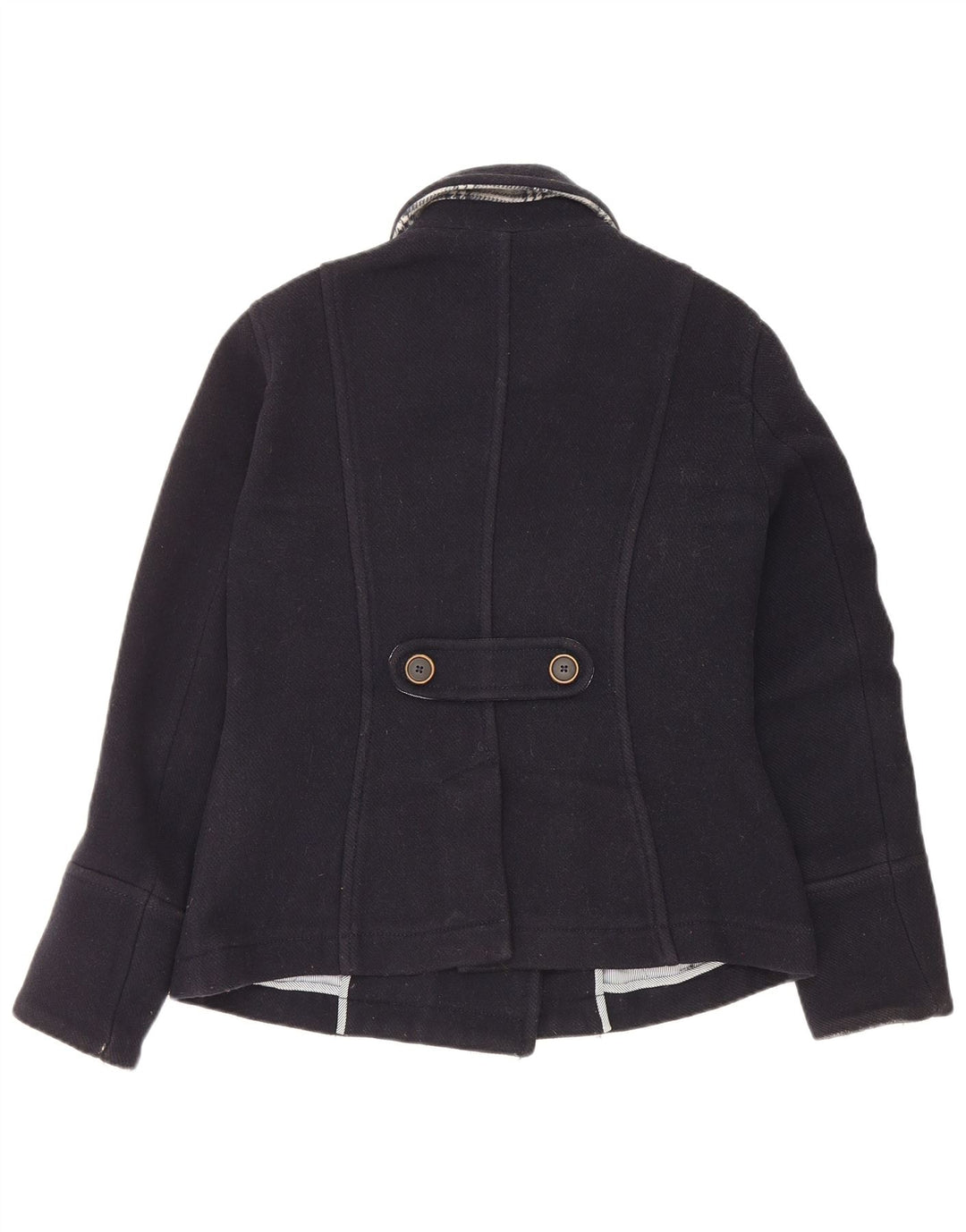 Playlife Damen Pea Coat IT 46 Large Marineblau Acryl