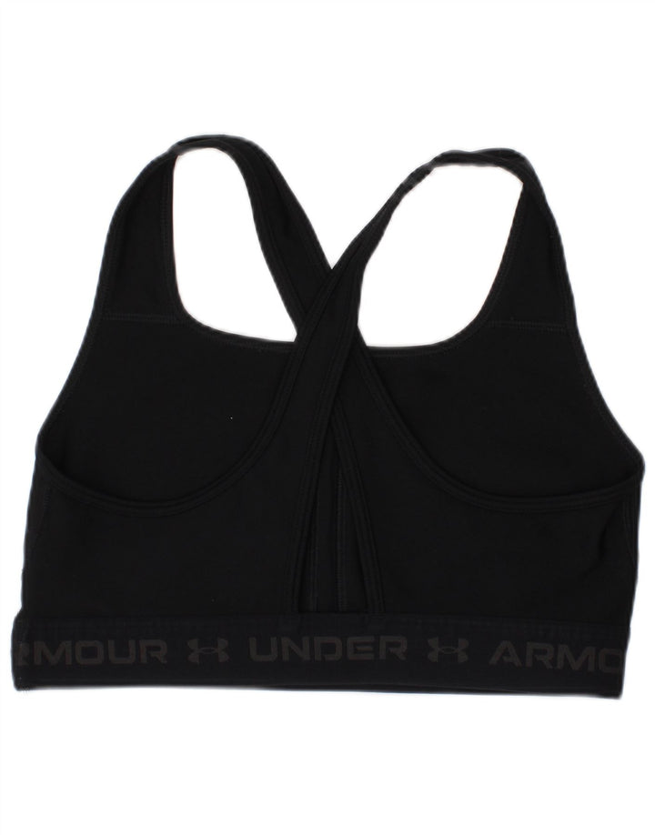 Under Armour Damen Kompressions-Sport-BH-Oberteil mit Grafik, mittelgroß, Schwarz, Sport