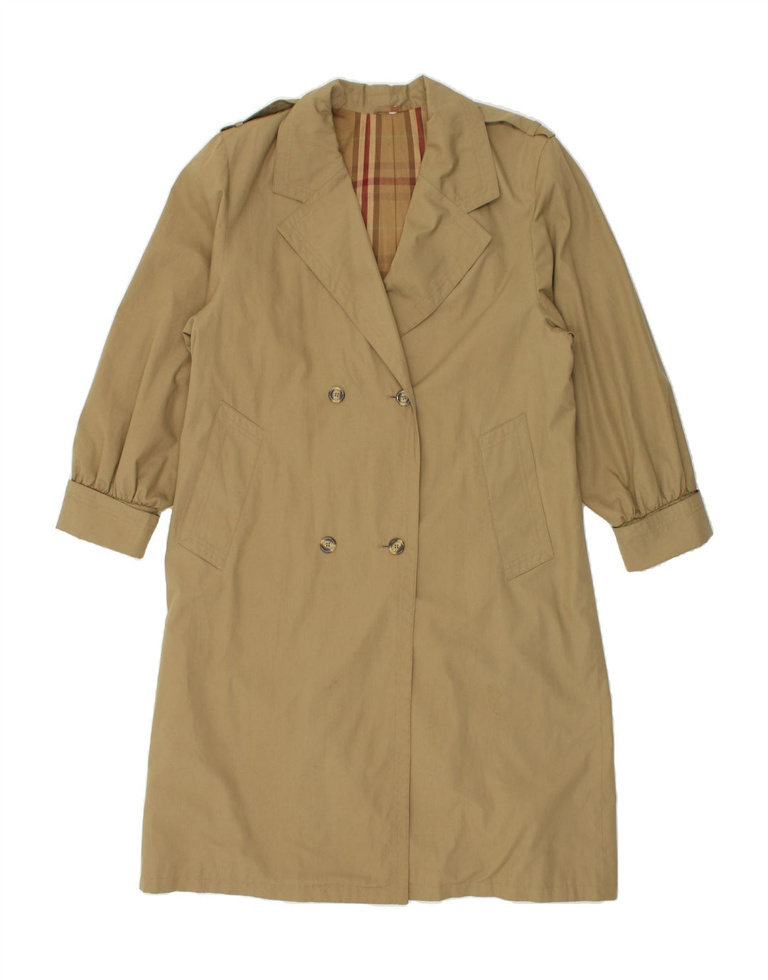 INCOM Womens Trench Coat IT 44 Medium Beige Vintage Incom and Second-Hand Incom from Messina Hembry 