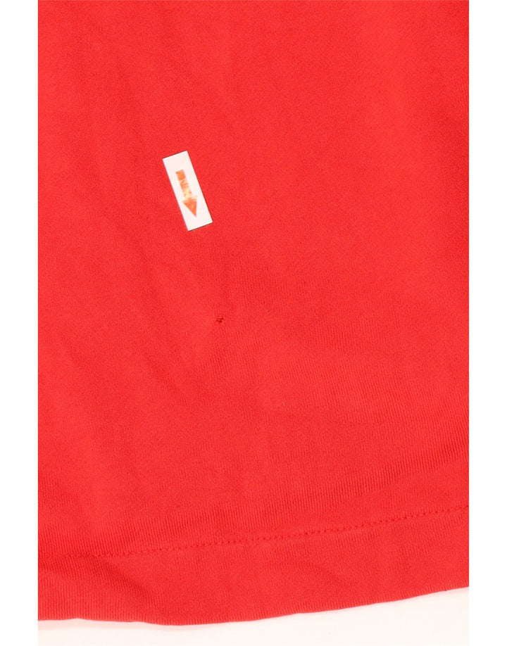 NIKE Herren-Kapuzenpullover mit Reißverschluss, XL, rote Baumwolle