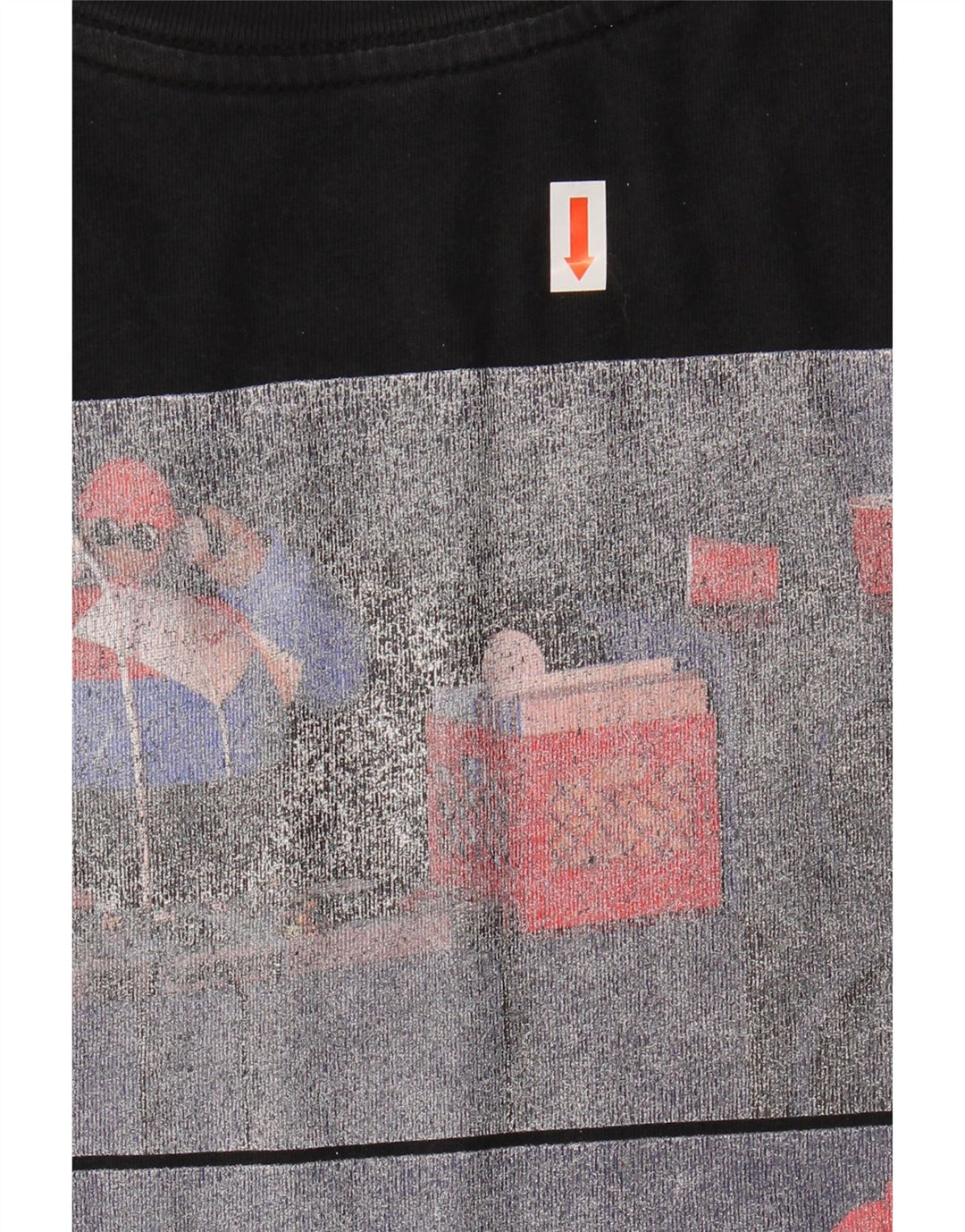 Nike Herren Air Graphic T-Shirt Top aus mittelschwarzer Baumwolle