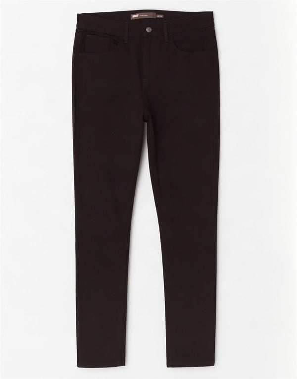 Levi's Damen High Rise Skinny Jeans W30 L30 Schwarze Baumwolle