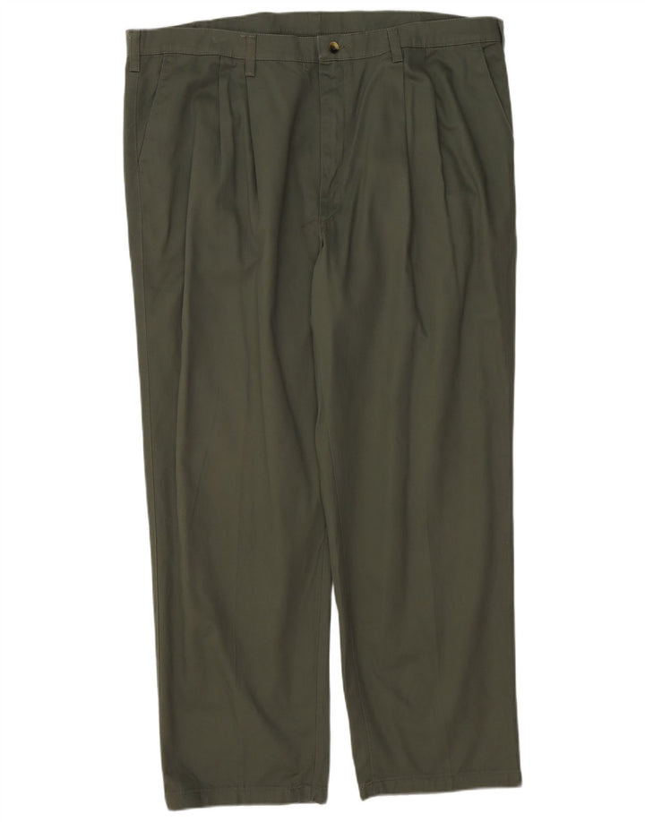 WRANGLER Herren Timber Creek Pegged Chino Hose W42 L30 Khaki Baumwolle