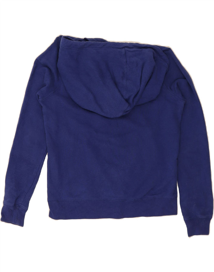 NIKE Womens Hoodie Jumper UK 14 Medium Blue Cotton Vintage Nike and Second-Hand Nike from Messina Hembry 