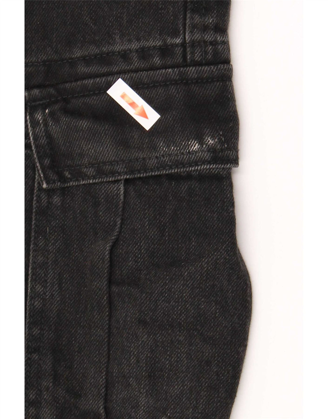 Kiabi Herren Cargo Straight Jeans IT 50 Large W34 L31 Schwarz