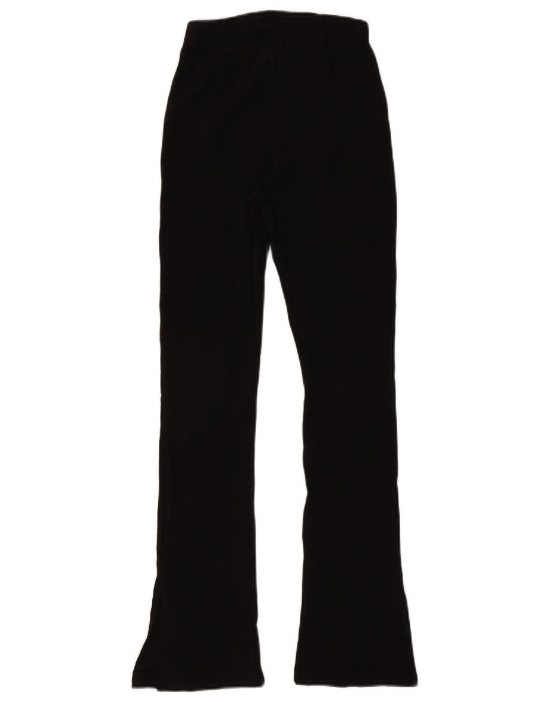 Zara Damen-Flare-Freizeithose, Größe S, W26, L30, Schwarz, Polyester