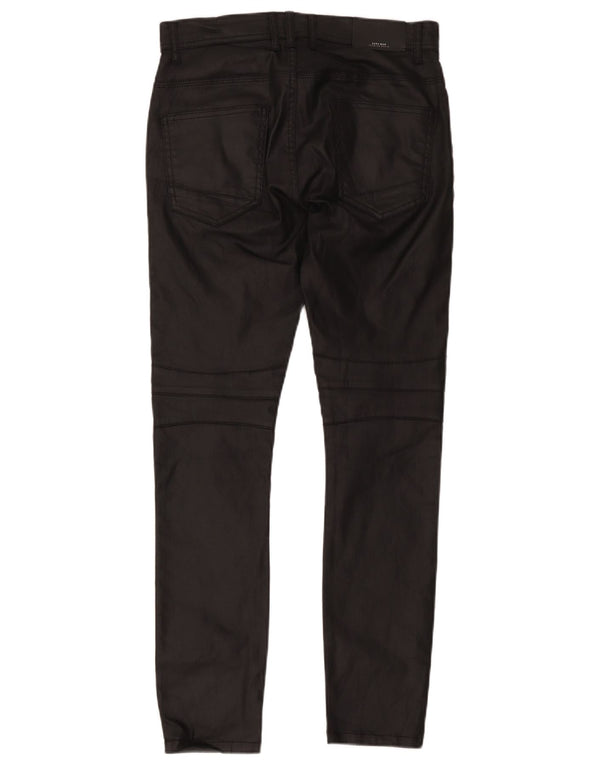 Zara Herren Skinny Jeans EU 40 Medium W31 L30 Schwarze Baumwolle
